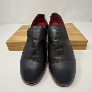 Jeffrey Campbell Leather Loafers Womens 7 Slip On Classic Minimalist Shoes